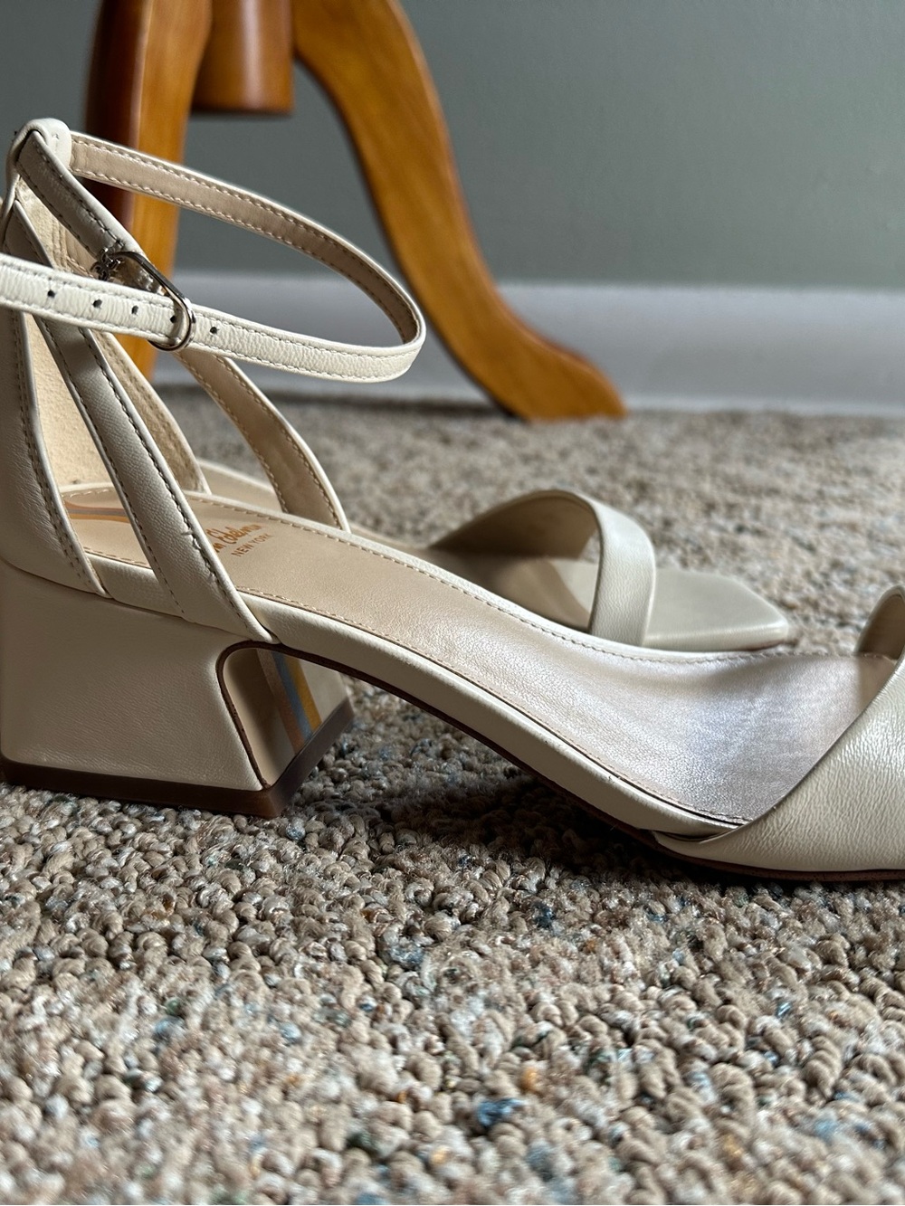 Sam Edelman Wilson Kitten Heel Ankle Strap Sandals - Picture 5 of 11